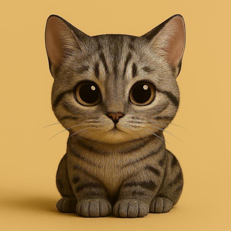 Manx Chibi Guardian of the Island of Silence