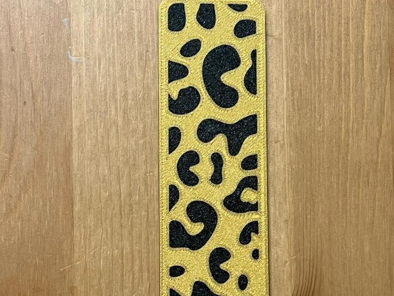 leopard bookmark 