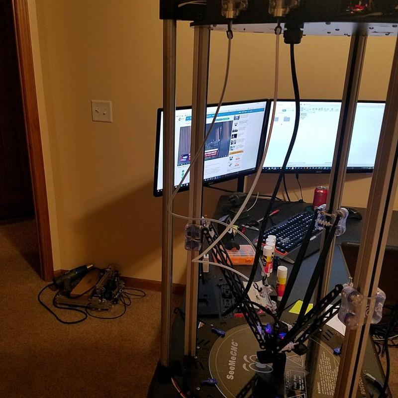 SeeMeCNC Rostock MAXv3 Conduit Mount