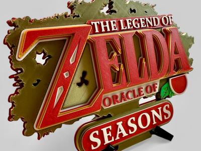 ZELDA: SEASONS Logo Display Stand