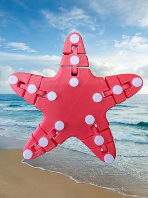 Articulated 2 color starfish