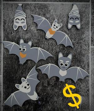 Bat Set Halloween Decoration