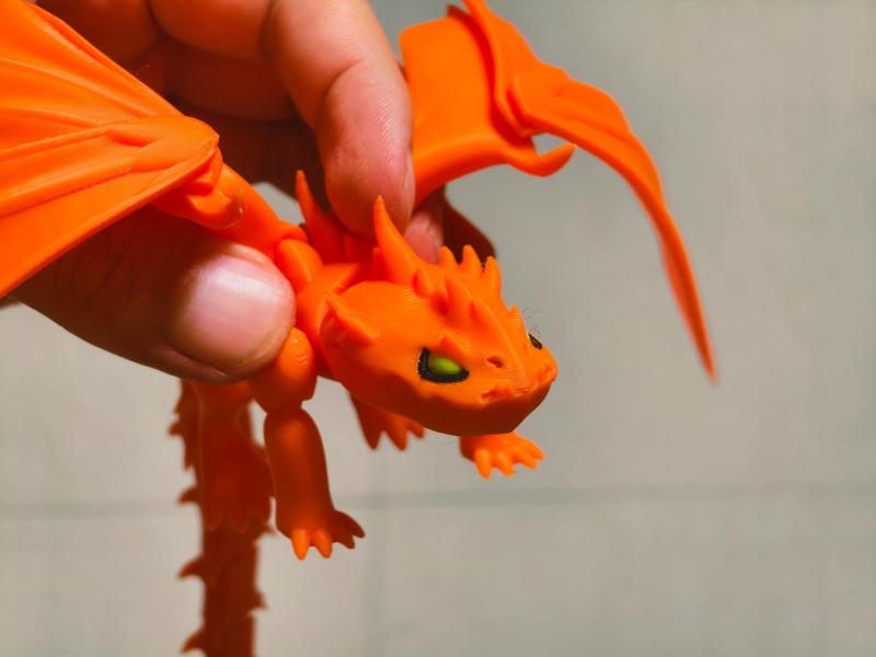 How to Train Your Dragon Smoke Dragon, Choking Smoke Dragon, no supports, MINI printable