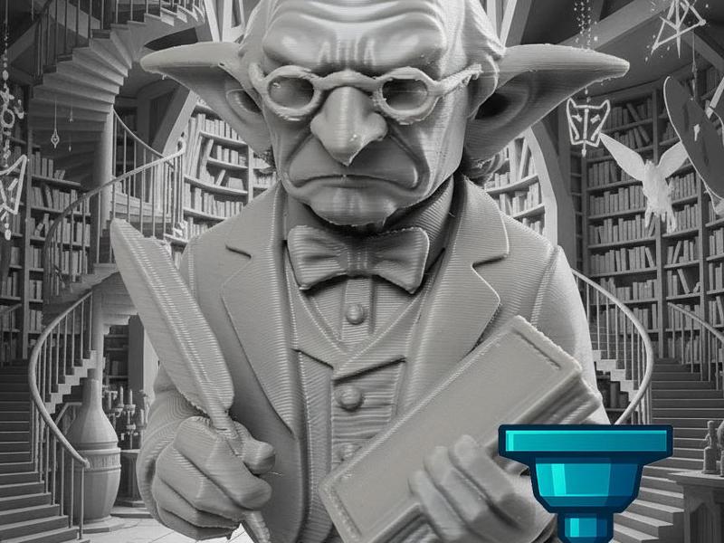 Harry Potter Goblin Banker Bust