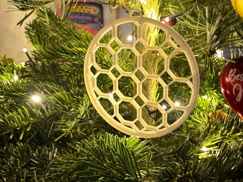 Honeycomb Christmas tree decorations ornament