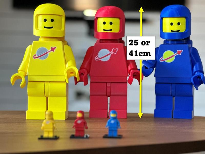 25 or 41cm "Mini" fig classic Spaceman