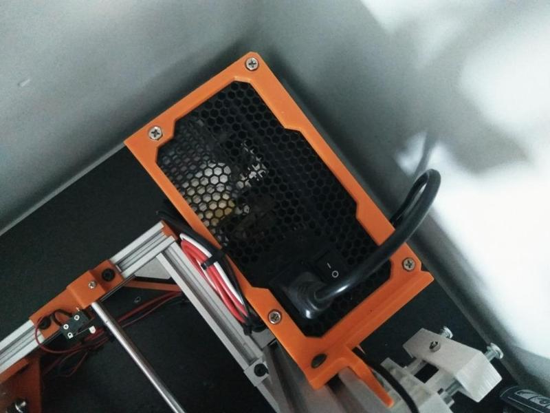 ATX PSU extrusion mount plate (Anet AM8)