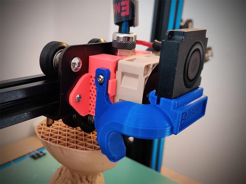 Bullseye Creality support - compatible with 40x40x20mm fan