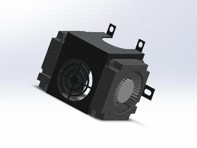 Creality 3DPrintMill (CR-30) Belt 3D Printing Hotend case