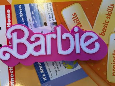 Thinner and Painted Barbie Sign