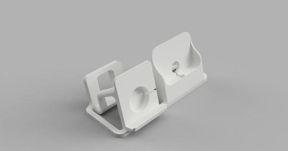 Apple Watch and iPhone 5S or SE Stand