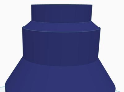 150mm to 80mm Threaded Reducer Adapter