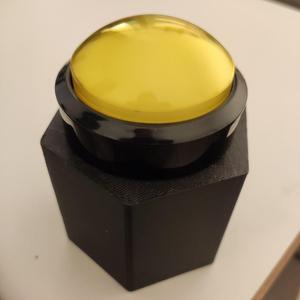 Push button holder with LED for Quizz