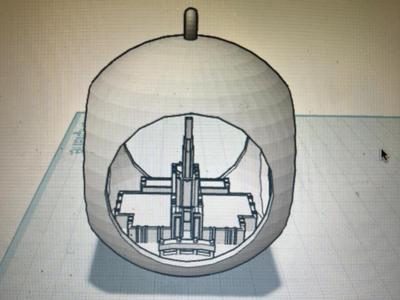 Denver temple ornament (No supports)