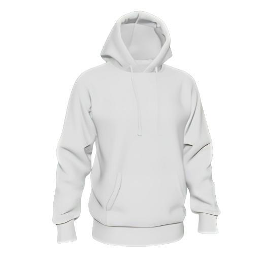White Basic Hoodie