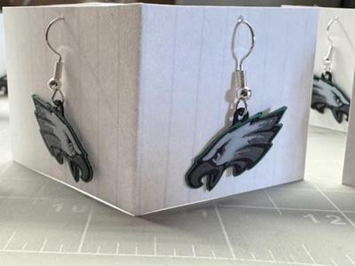 Philadelphia Eagles Dangle Earrings