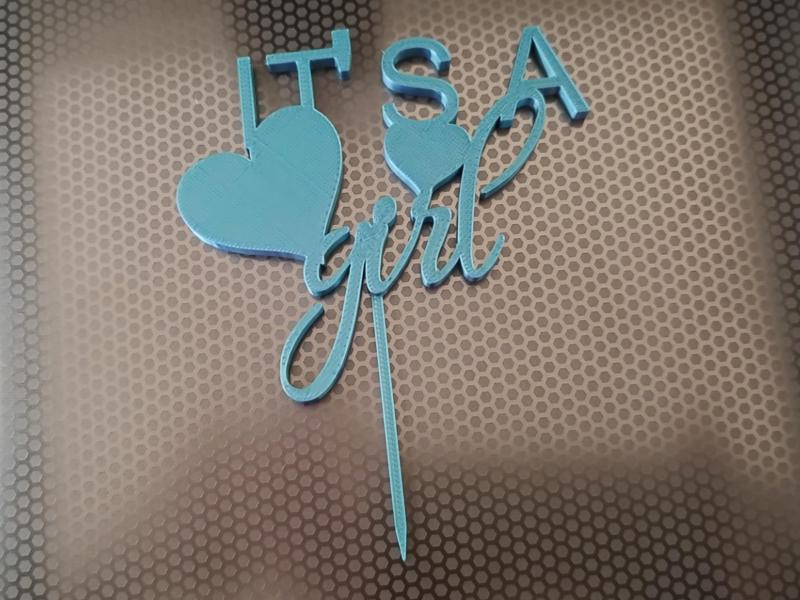 Cake Topper It's a Girl