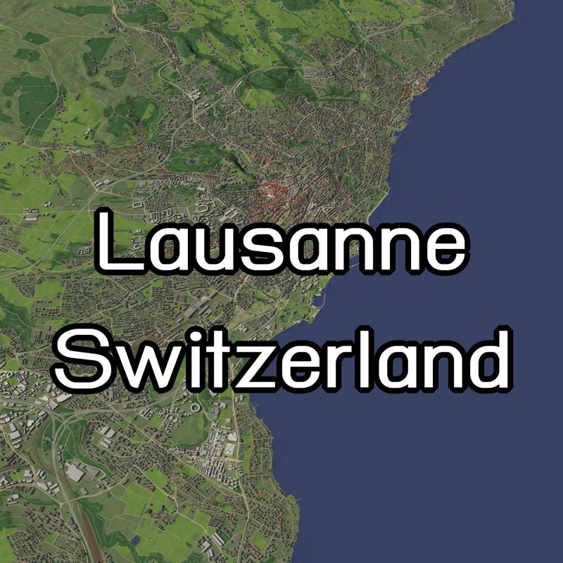 Lausanne Switzerland - city and urban