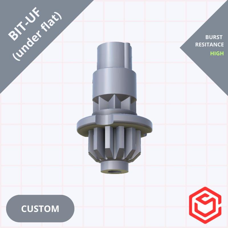 Beyblade X Bit UF Custom (Under Flat)