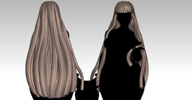 3D HAIR STYLE FOR GIRL