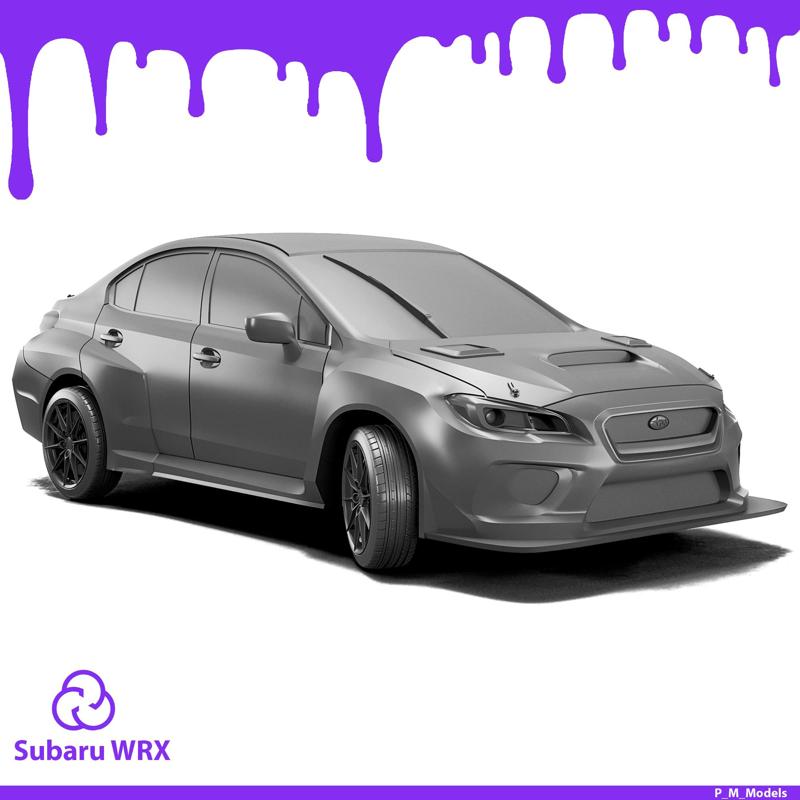 Subaru WRX STI TCR printable