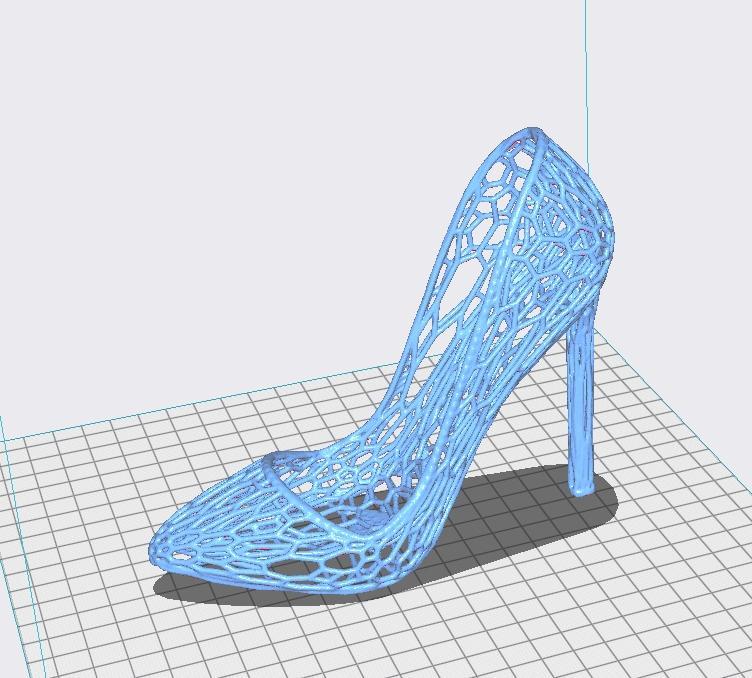 Heeled Shoe / Voronoi Design
