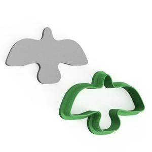Bird cutter for polymer clay and ceramic