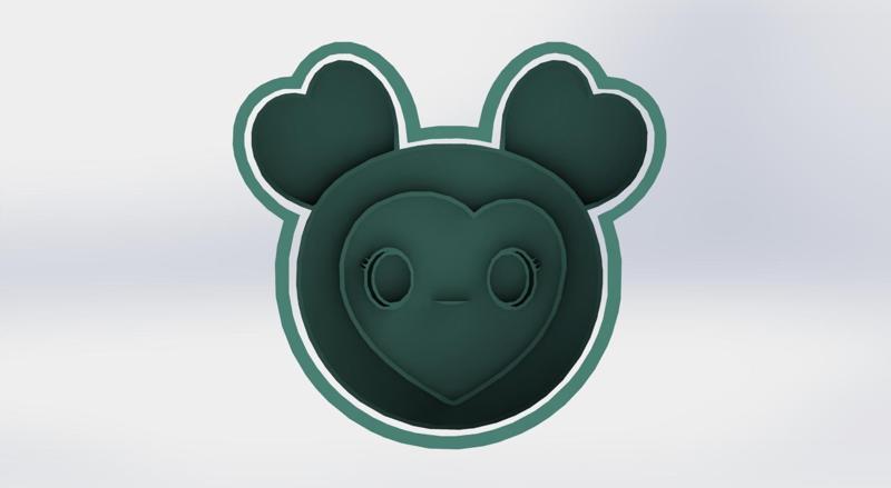 TWICE MIVELY  COOKIE AND DOUGH  CUTTER (MINA)