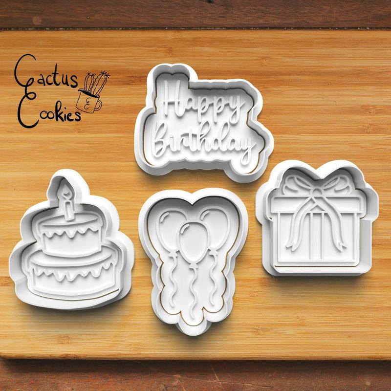 Birthday Cookie Cutter set 0421
