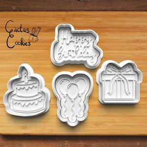 Birthday Cookie Cutter set 0421
