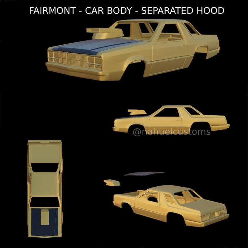 FAIRMONT - CAR BODY - SEPARATED HOOD