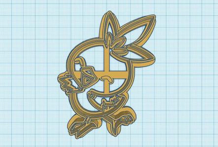 Pokemon: Torchic Cookie Cutter