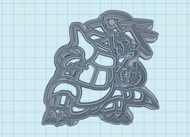 Pokemon: Aggron Cookie Cutter
