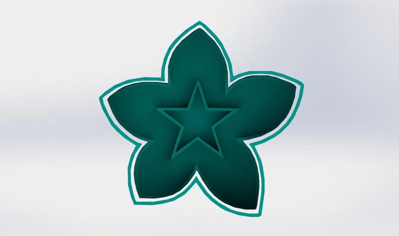 BINI FLOWER COOKIE AND DOUGH CUTTER