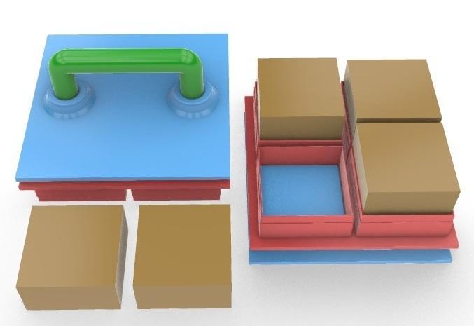 Square Cake Pop Cutter & Plunger Set #2