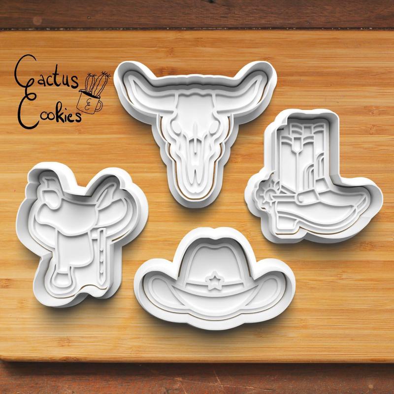 Cowboy Cookie Cutter set 0784