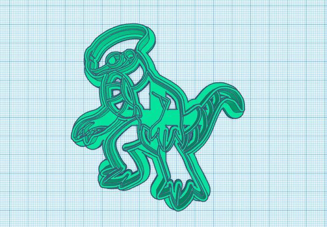 Pokemon: Cyclizar Cookie Cutter
