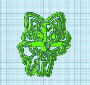 Pokemon: Sprigatito Cookie Cutter