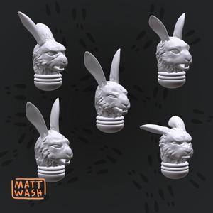 Space Knight Rabbits Angry