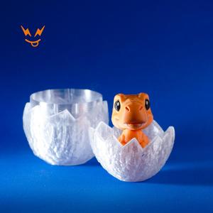 Baby T-Rex with egg