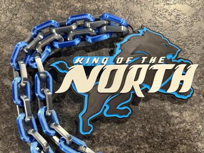 Detroit Lions King of the North Turnover Chain