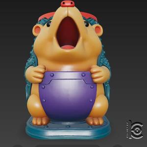 Battle Roar Bear - Loud Desk Buddy for 3D Printing