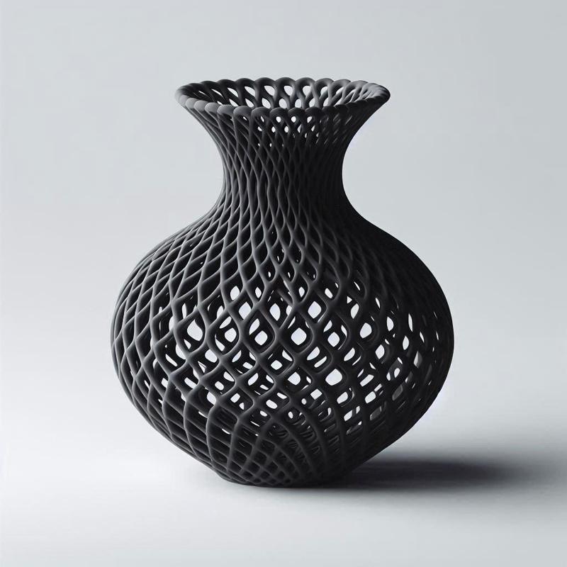 Modern Voronoi Holder / Pot 3D Print – Geometric Decorative Vase, Stylish Desk or Home Decor