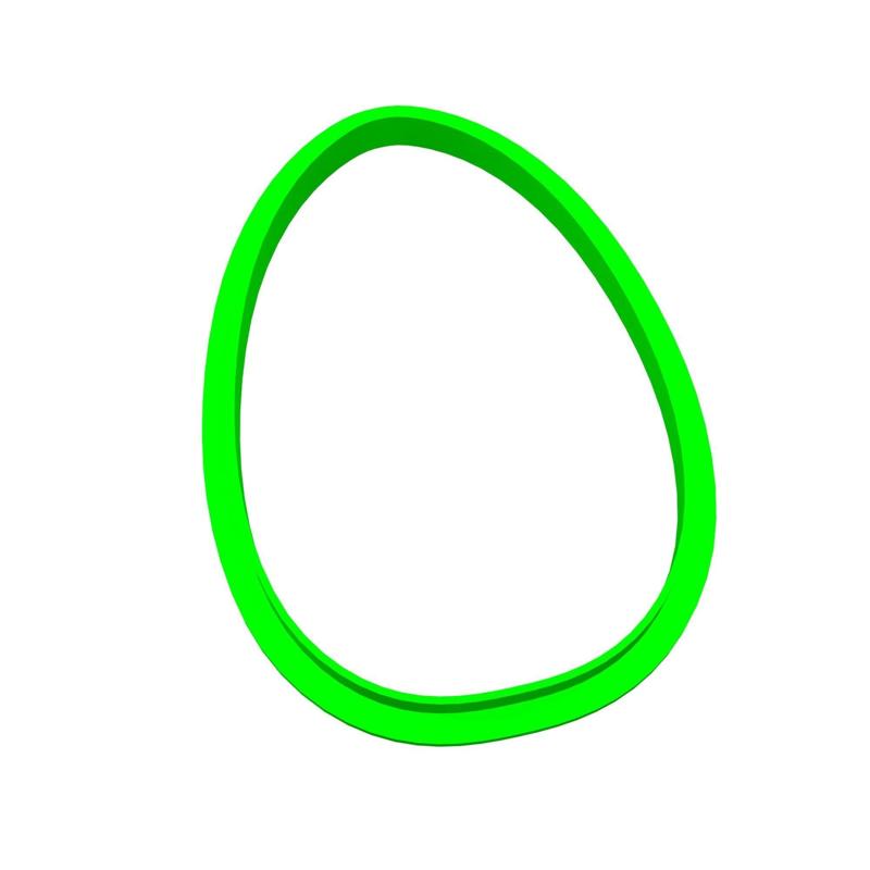 Easter egg - Cookie Cutter
