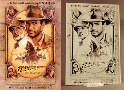 Indiana Jones y la última cruzada DIBUJO 3D