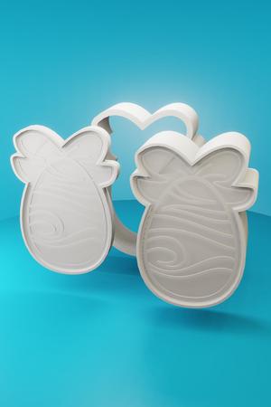 EASTER EGG BATH BOMB WITH RIBBON