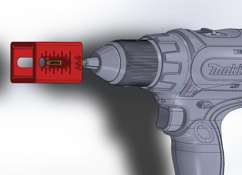 M6 tapping aid 30 mm profile