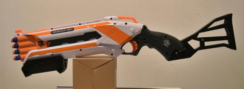 Nerf Roughcut Stock