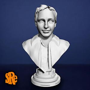Bust Ariel Staltari actor of El Eternauta