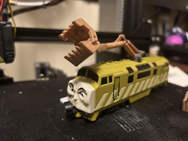 Bandai Diesel 10 pinchy claw and arm replacement V2